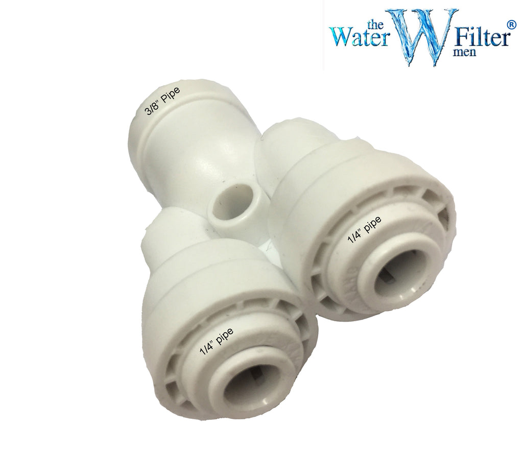 Reducing Tee or Y Fitting Quickfit Pushfit - Water Filter Men