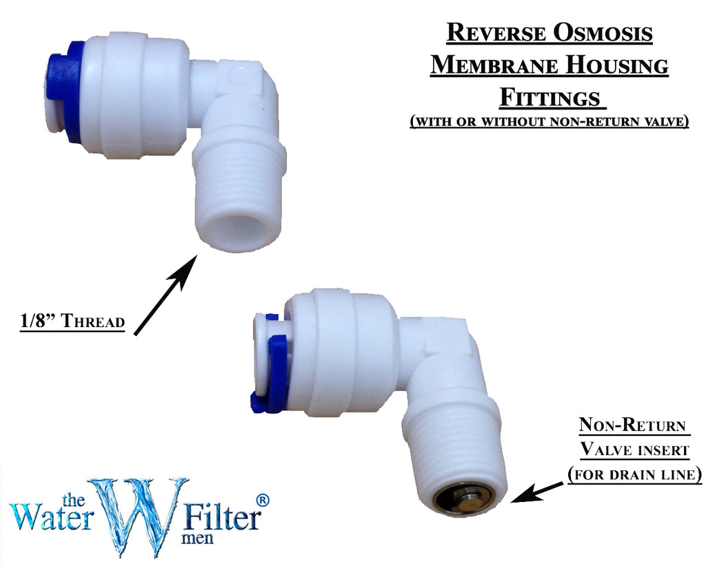 Codo rígido Quickfit Pushfit - Water Filter Men