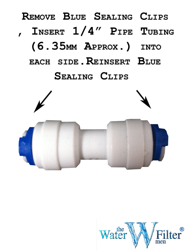 Connettore dritto uguale Quickfit Pushfit Quickfit - Uomini Filtro Acqua