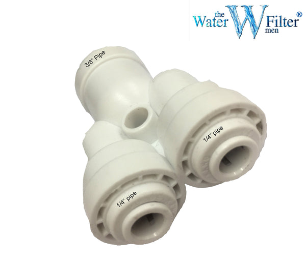 Reducing Tee or Y Fitting Quickfit Pushfit - Water Filter Men