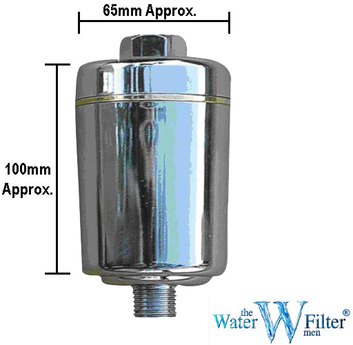 Doccia in linea Filtro Acqua Cromo - Filtro Acqua Uomo