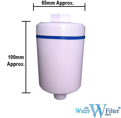 Filtro acqua doccia in linea Bianco - Filtro acqua uomo