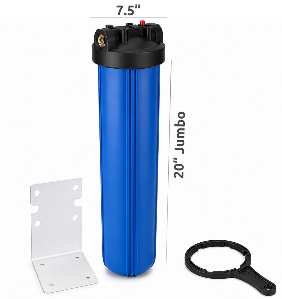 20” Big Blue Water Filter Housing 1” Ports